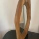 Miroir bois 1960 forme libre