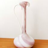 Pink Murano ewer