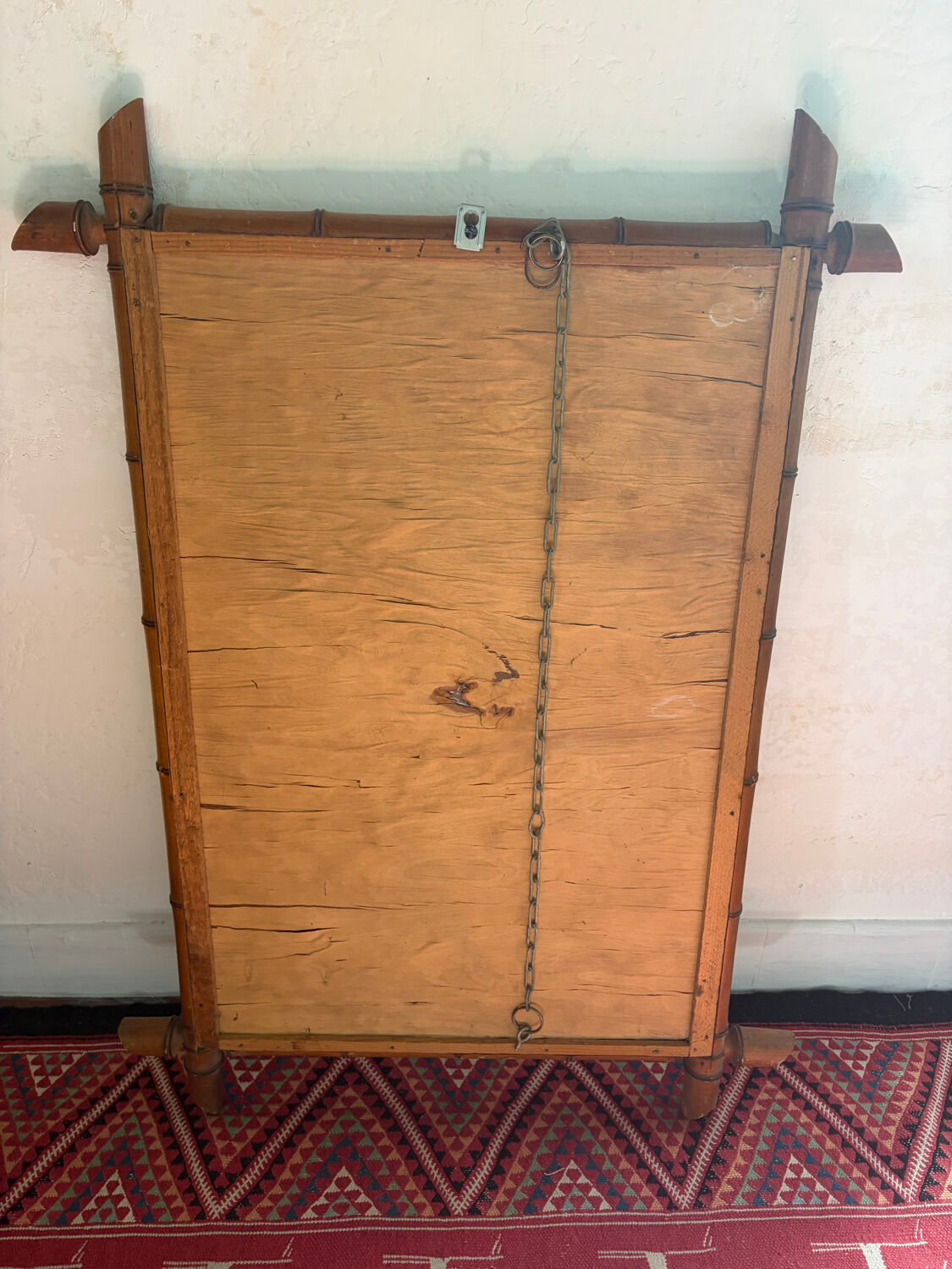 Antique Bamboo Mirror