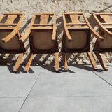 4 art deco chairs