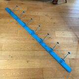 Wall-mounted coat rack with 7 hooks, length 191 cm