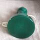 Pied de lampe en verre de couleur vert