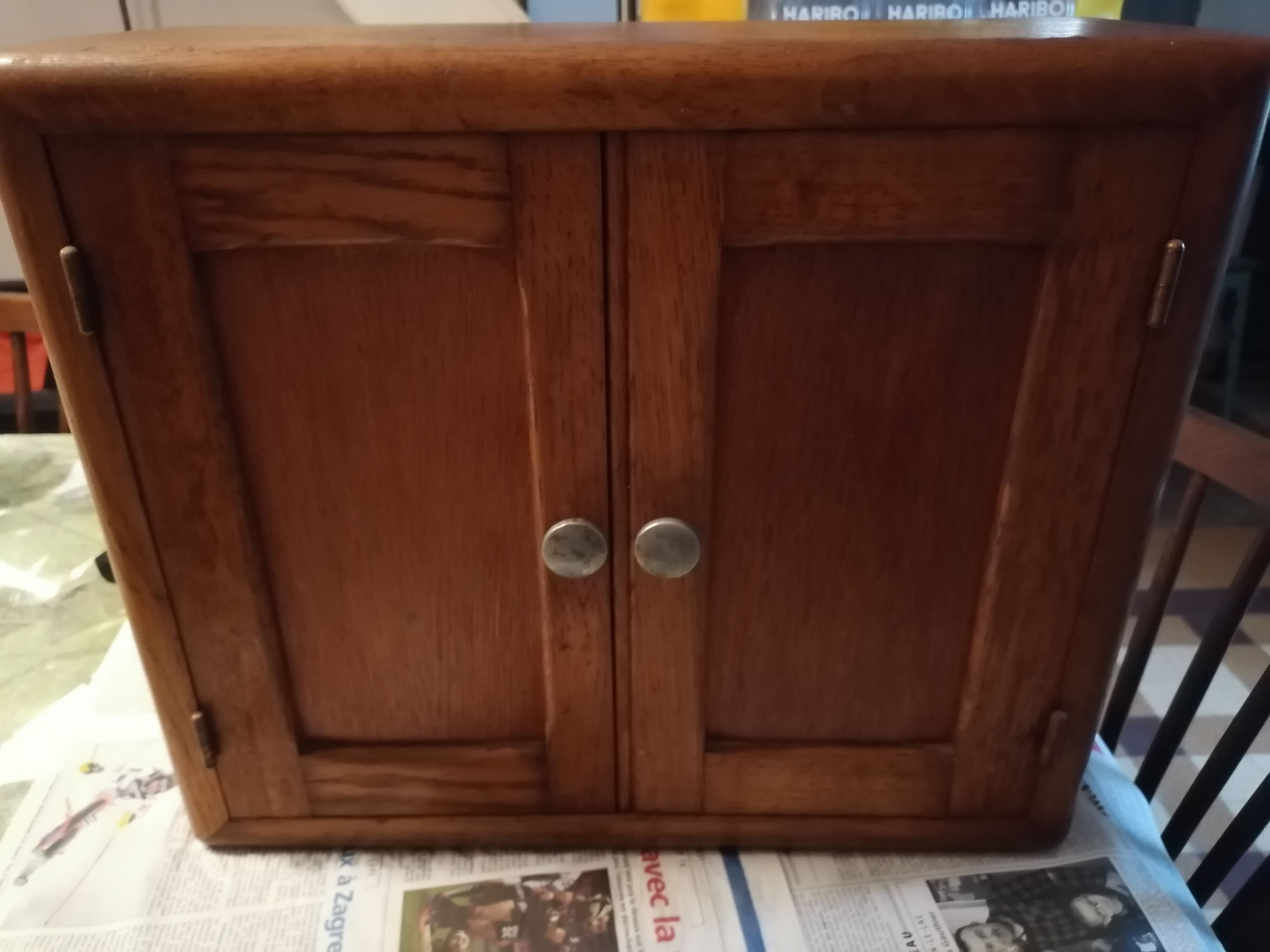 Armoire de toilette bois 1940