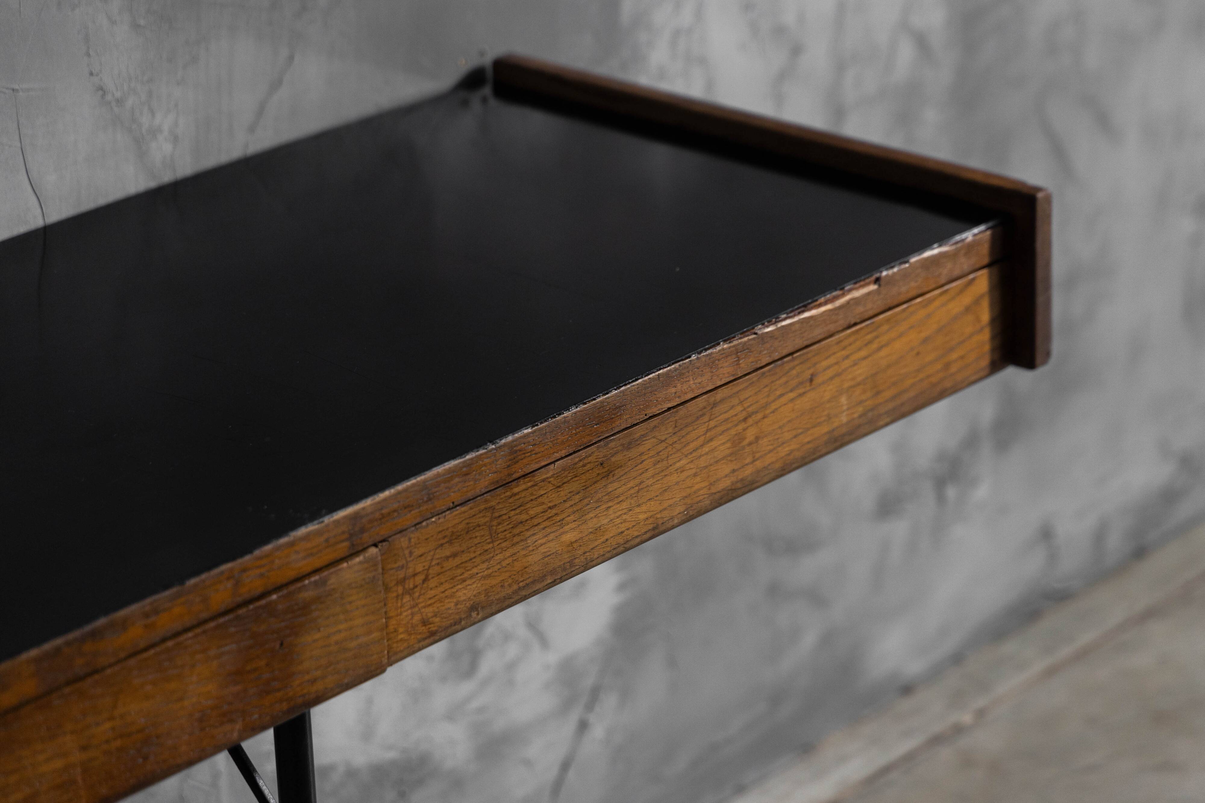 Modernist wall-mounted console, France, 1960s