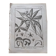 Stamped vintage botanical engraving plate natural history flowers