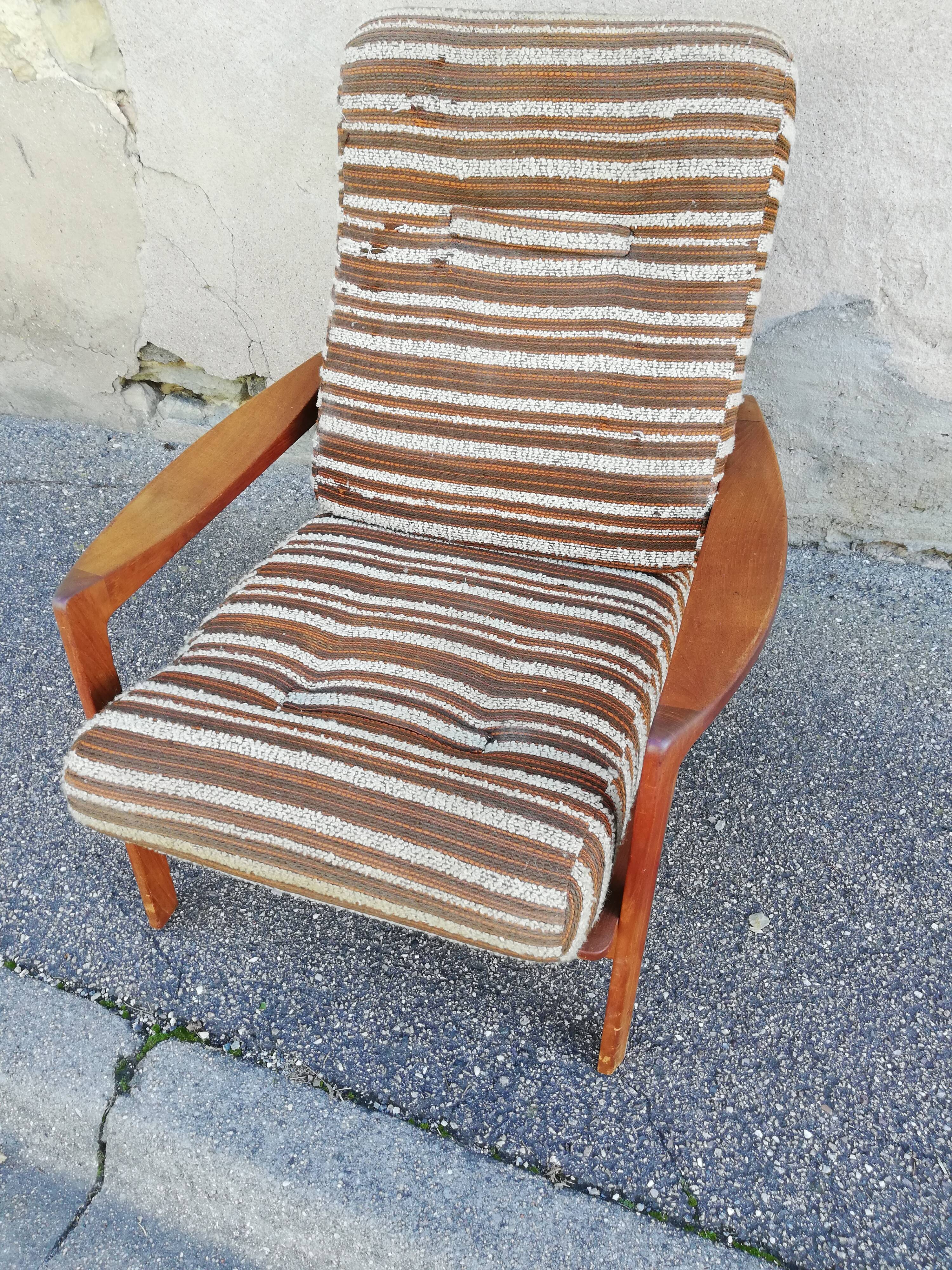 Scandinavian teak armchair