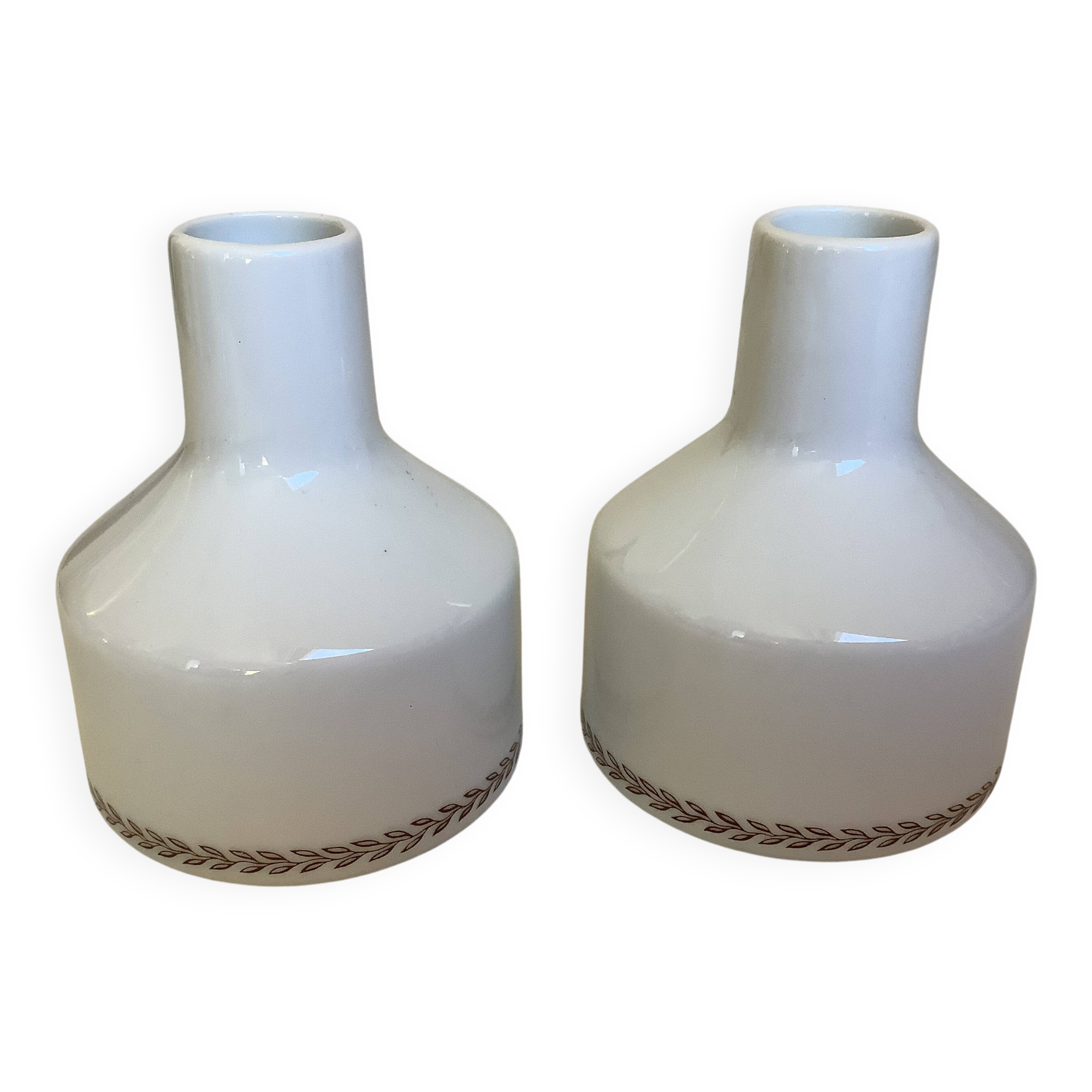 Paire vases bougeoirs Bavaria Germany