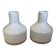 Paire vases bougeoirs Bavaria Germany