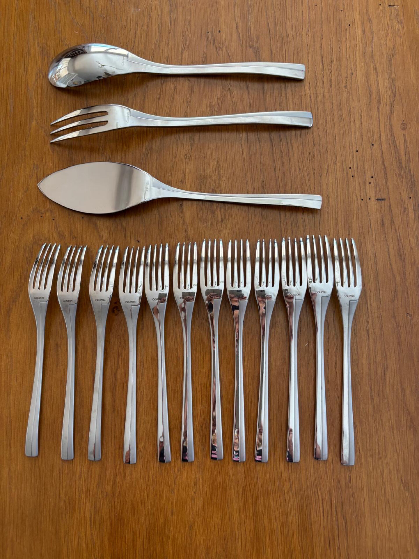 Exceptional Couzon household set Neuvième Art – 123 pieces – stainless steel 18/10
