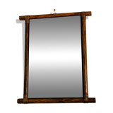 Small bamboo mirror 49 X 40 cm