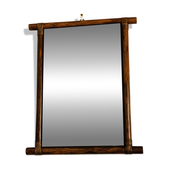 Small bamboo mirror 49 X 40 cm