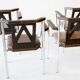 Set of 4 Kusch & CO armchairs, Germany, the '80s.