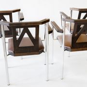 Set of 4 Kusch & CO armchairs, Germany, the '80s.
