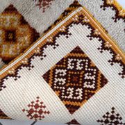 Tapis Vintage Savonnerie en Laine (77cm x 146cm), Années 1960