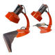 Set de 2 lampes de table vintage orange / lampes de chevet 'Maxam'