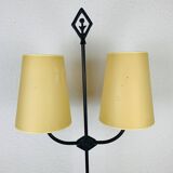 Brutalist lamp from Objet Insolite in metal, vintage