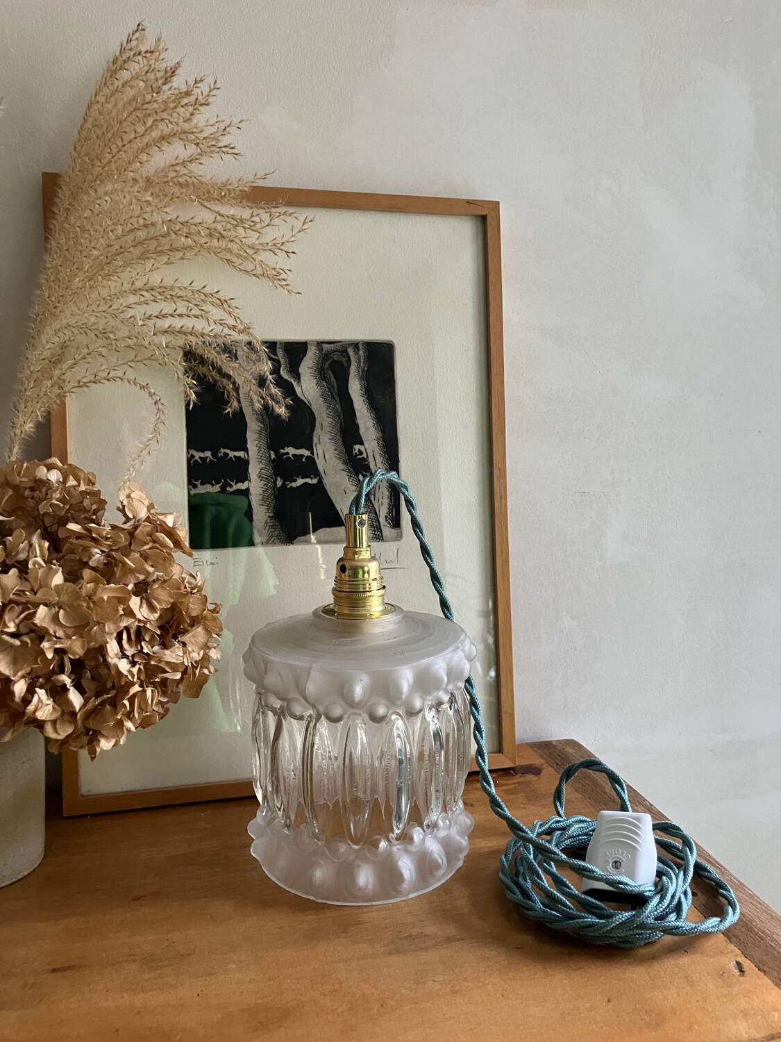 Vintage portable lamp
