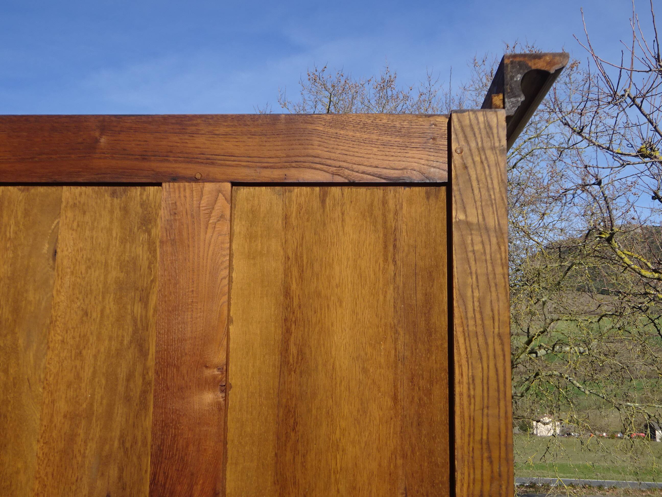 Solid oak wardrobe, Renaissance style