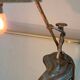 Hakuli bronze lamp from Israel, 1950s