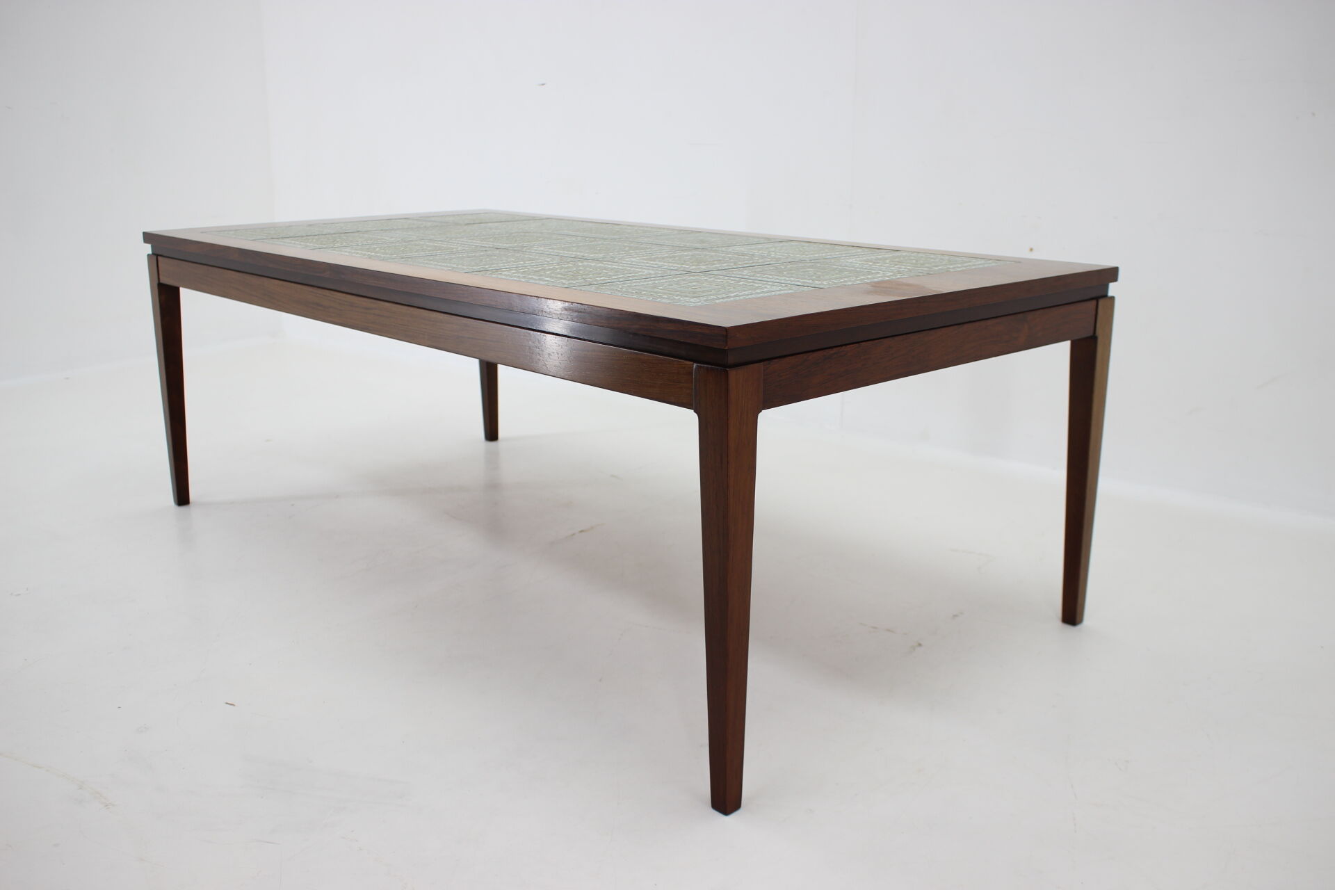 Table basse palisander et carrelage des années 1960, danemark