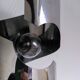 Chrome wall light from the 70s