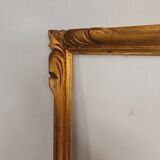 Pair of Montparnasse frames in gilded wood with circa 1960 leaf - 40 x 30 cm