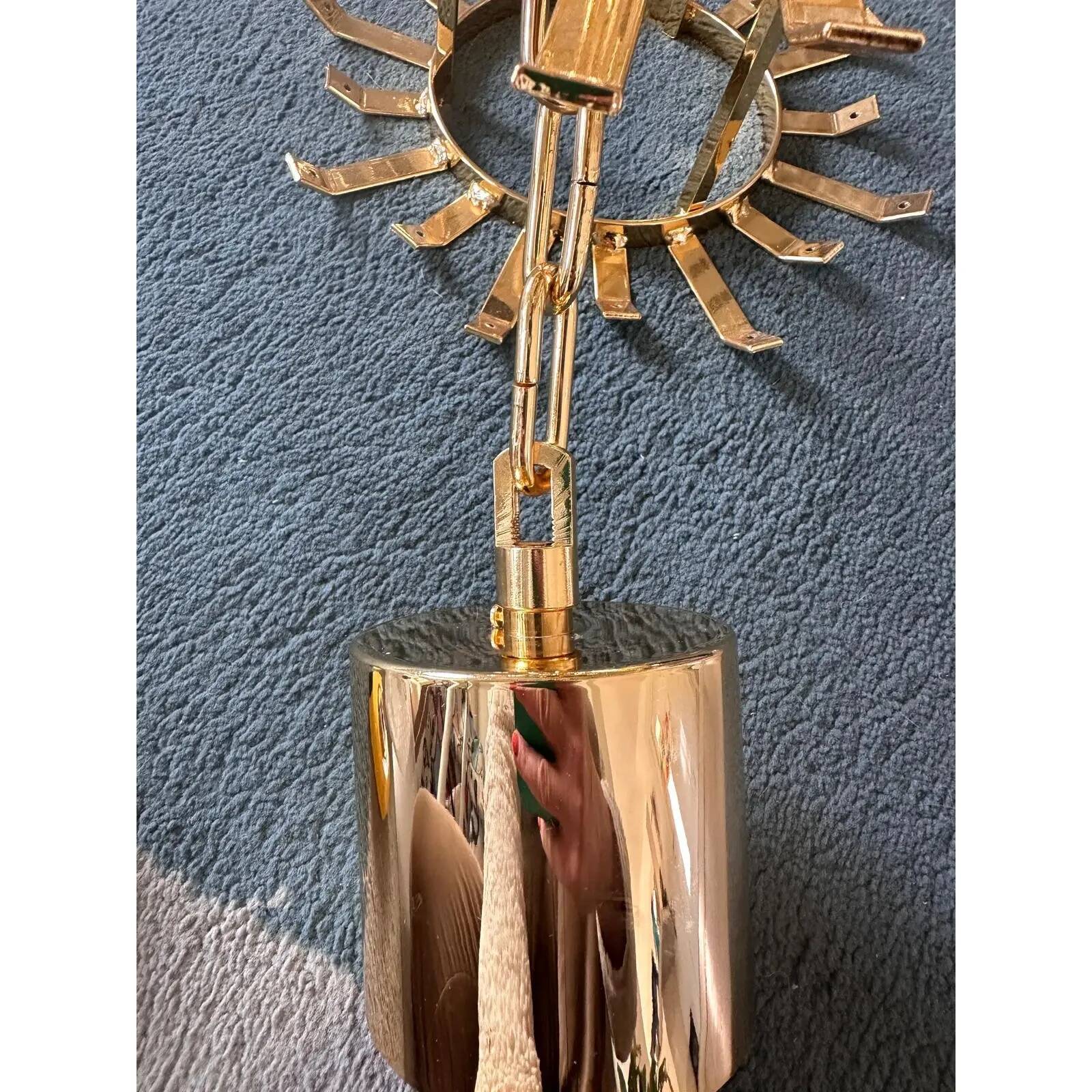 Mid-Century Modern Pink “Palmette” Murano Glass Chandelier