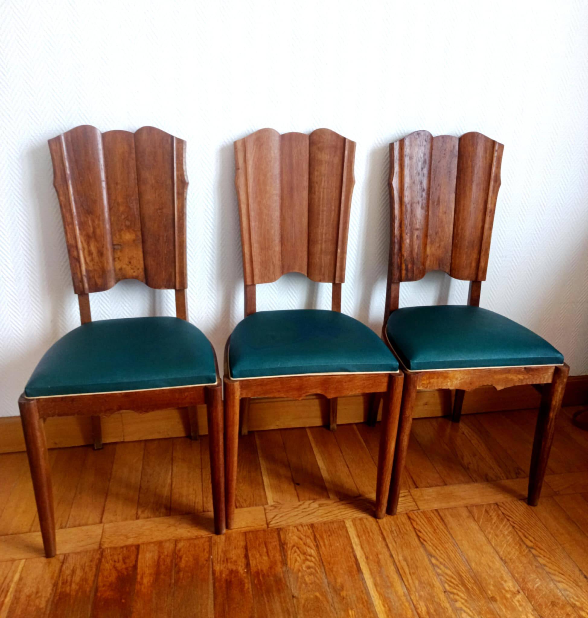 Chaises art déco 1940