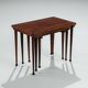 Set of 3 Danish nesting tables in rosewood Denmark 1960