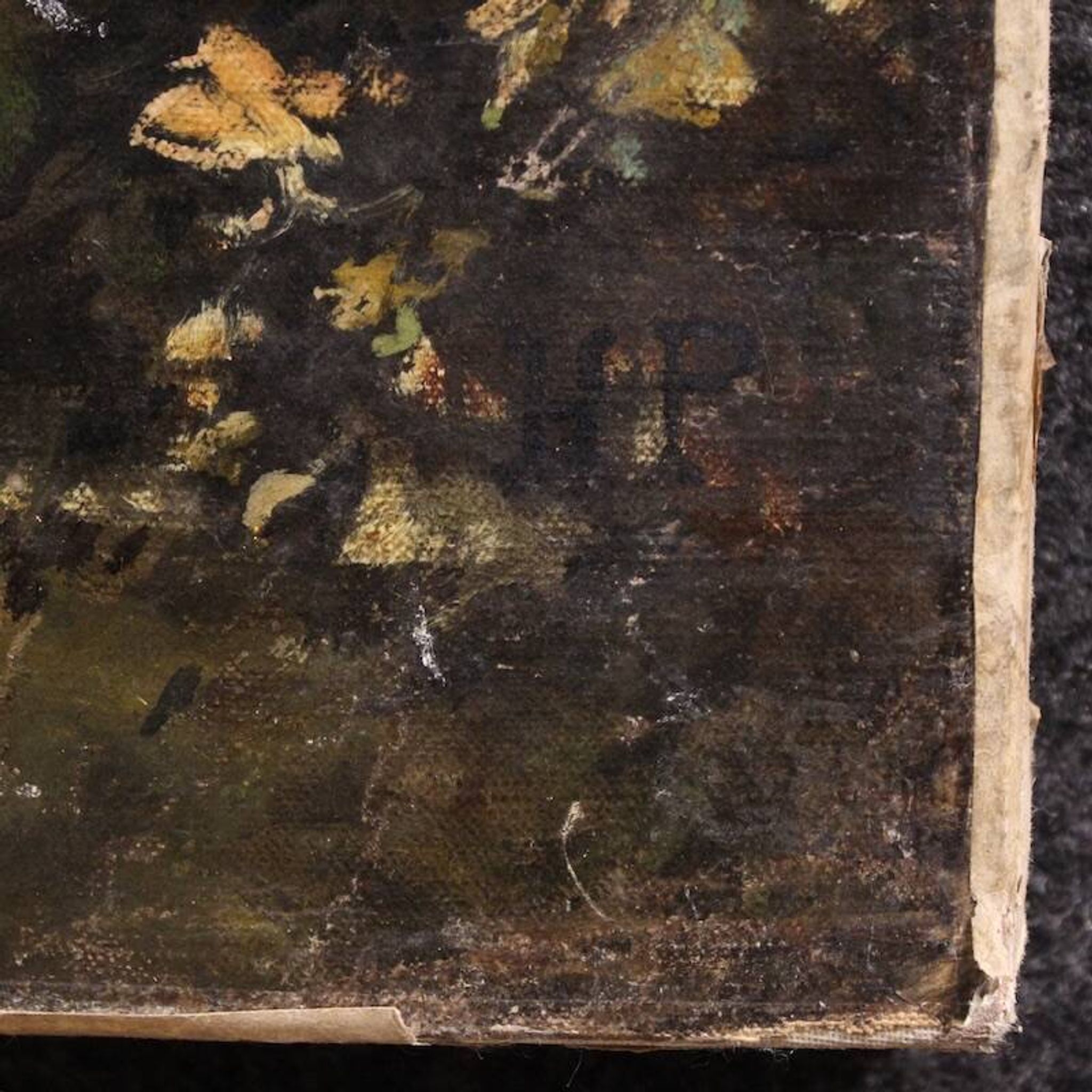 Great battle of the 19th century, painting signed H.P.