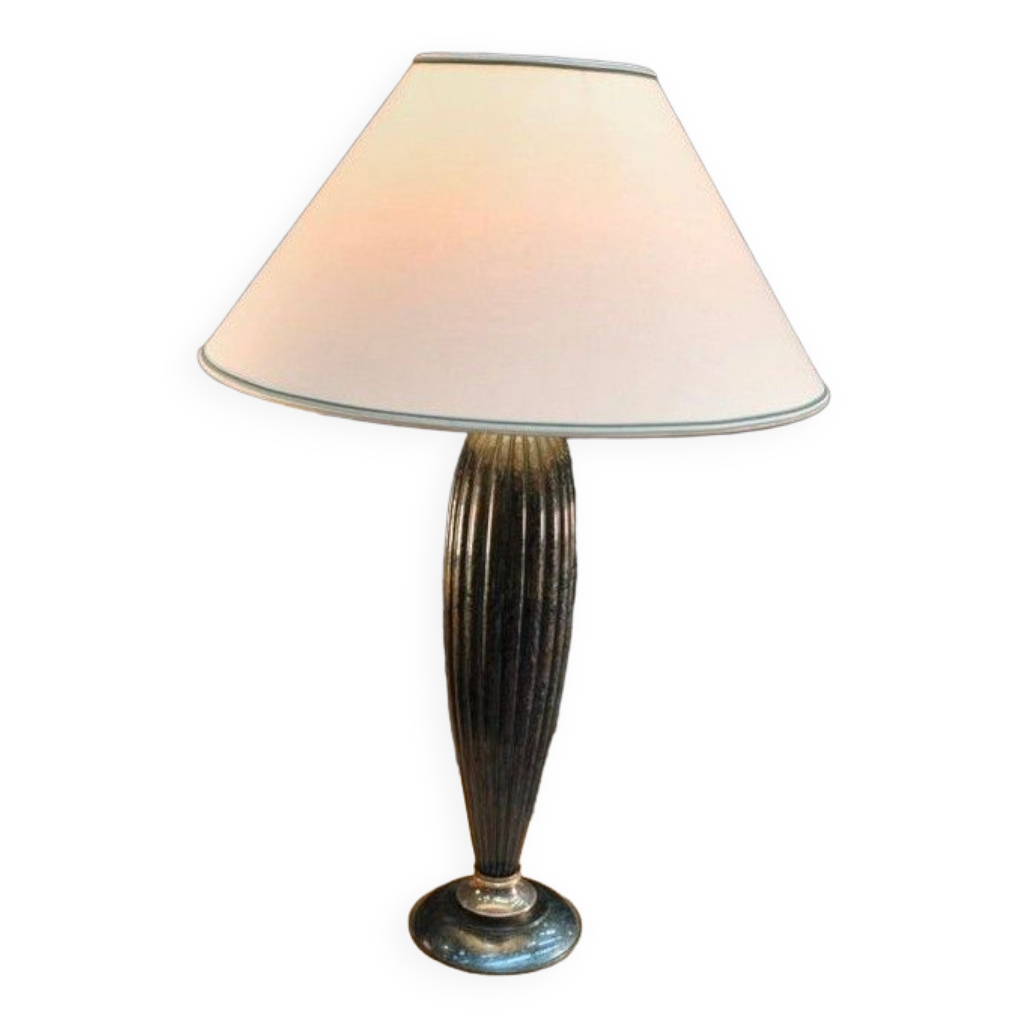 Robert Schutener Model Editor 22 Vintage Ceramic Desk Lamp, 1980s