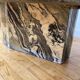 Green marble coffee table