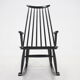 1960s Varjosen Puunjalostus beech rocking chair, Finland