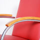 Red Mucke Melder armchair - 1930s Czechia