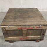 Coffee table industrial boot