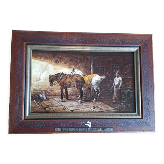 José Selles Alemany (born in 1937) Oil on panel - 19 x 32 cm - signed