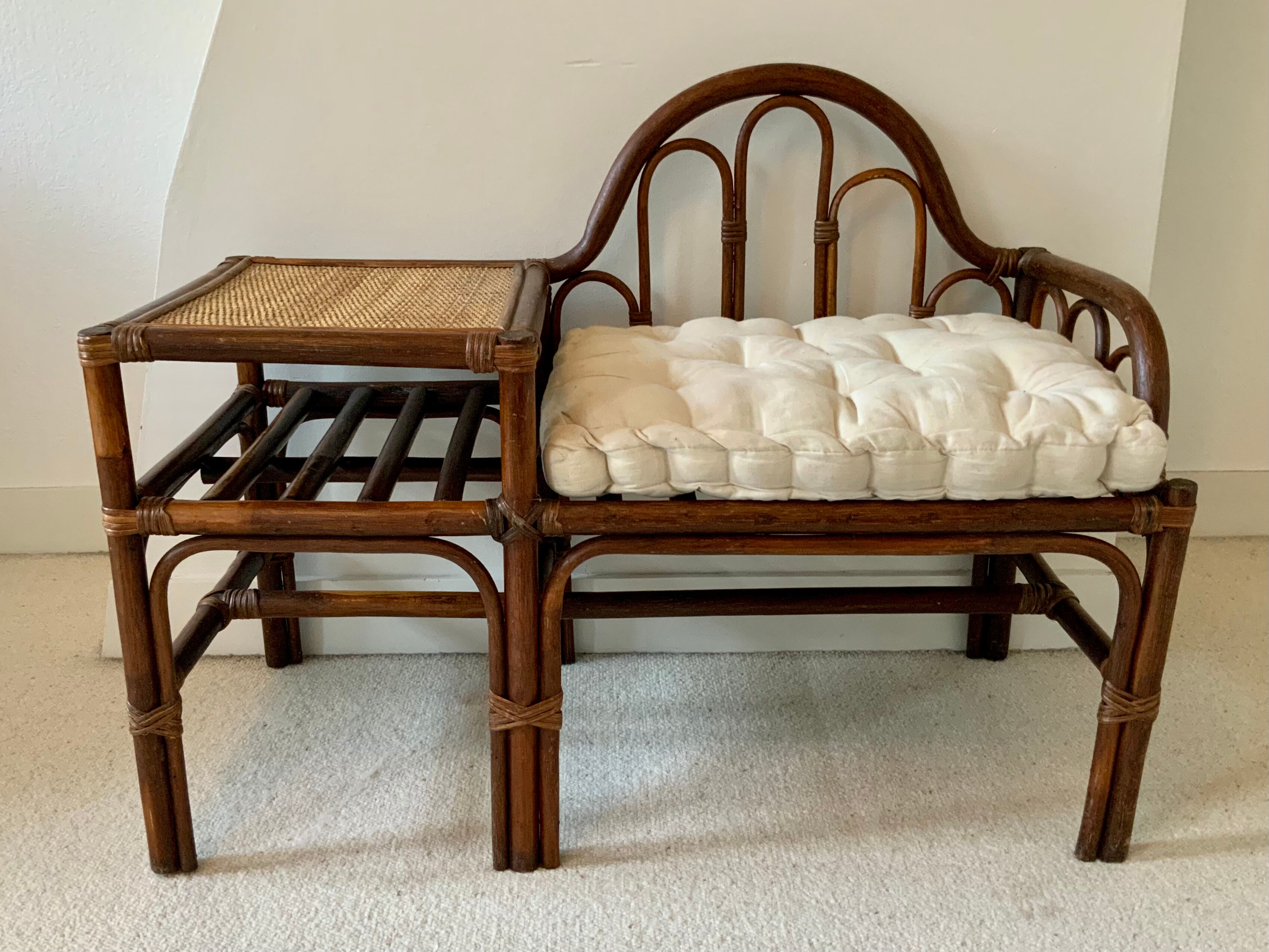 Rattan phone furniture