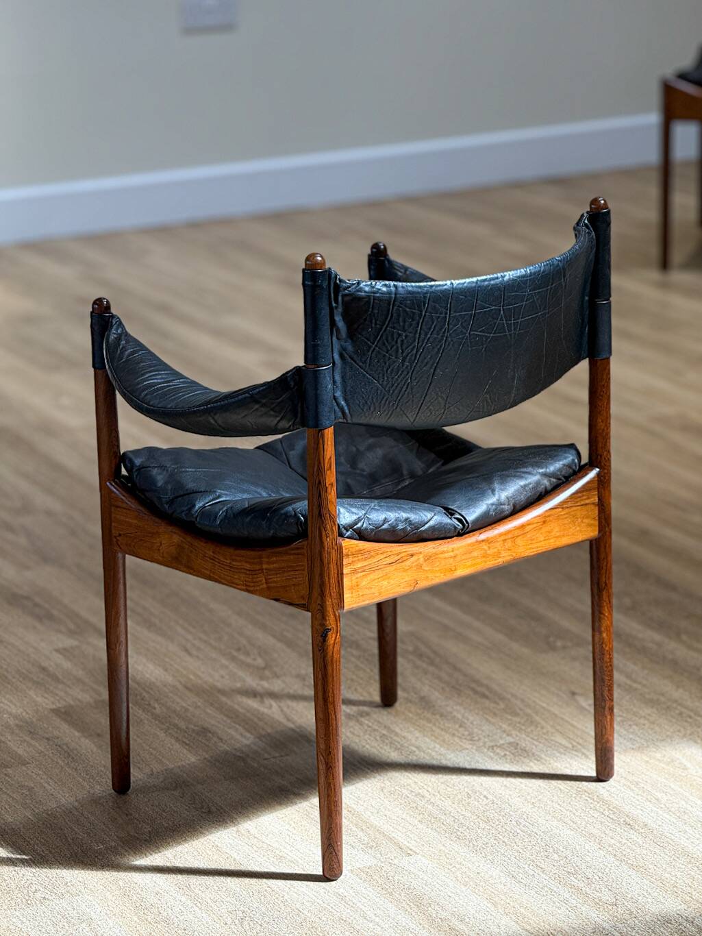 Extendable dining room table and chairs (by Kristian Solmer Vedel)