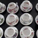 12 Royal Albert cups and saucers