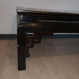 Japanese coffee table black and gold lacquer 1900
