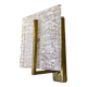 Murano glass modernist wall sconce lamp
