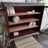Meuble bibliothèque vitrée style anglais