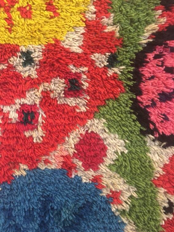 1960s Swedish wool rug