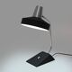 Table lamp in chrome metal and painted black by Seminara, 1960s.