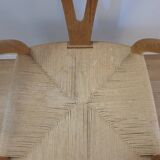 CH24 Wishbone chair in soapy oak by Hans Wegner
