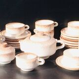 Tea service. Fat Lava. Brutalist. Vintage 60s.