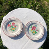 Assiette ajourée Luneville