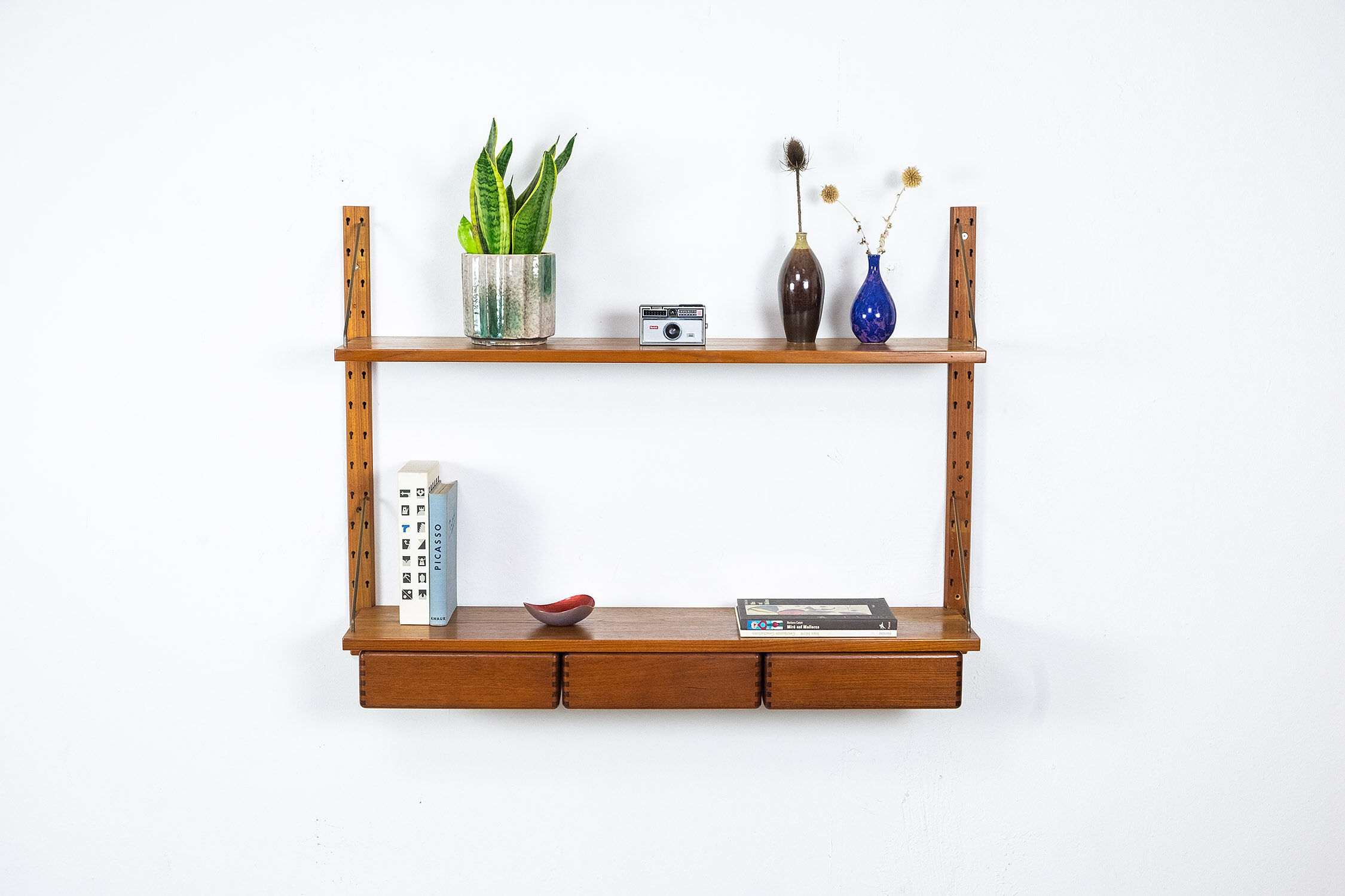 Wall Shelf with drawers by Sven Ellekaer for Albert Hansen, 1950s