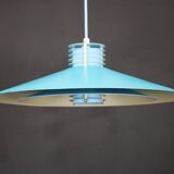 Unique colorful danish design lamp in  blue colors