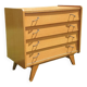Compass feet chest of drawers